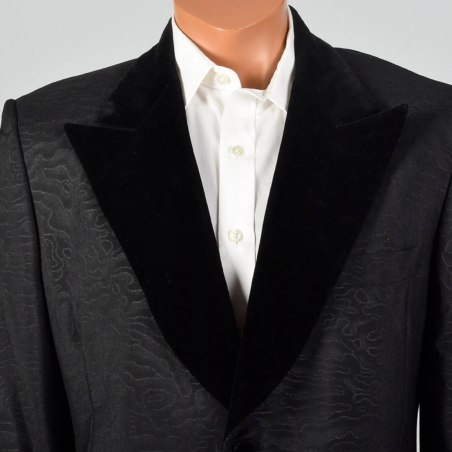 42R 1970s Mens TuxedoTwo Piece Single Button