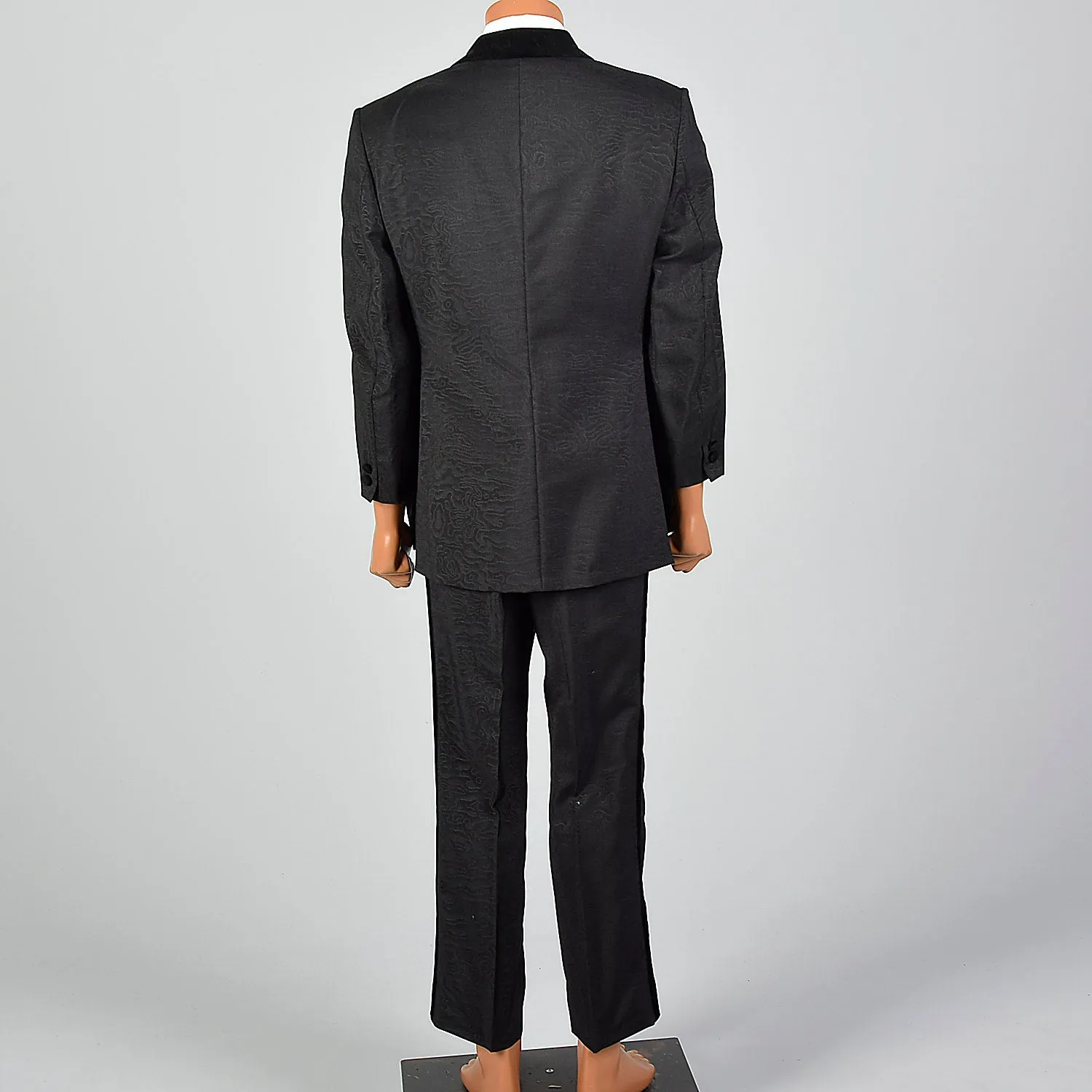 42R 1970s Mens TuxedoTwo Piece Single Button