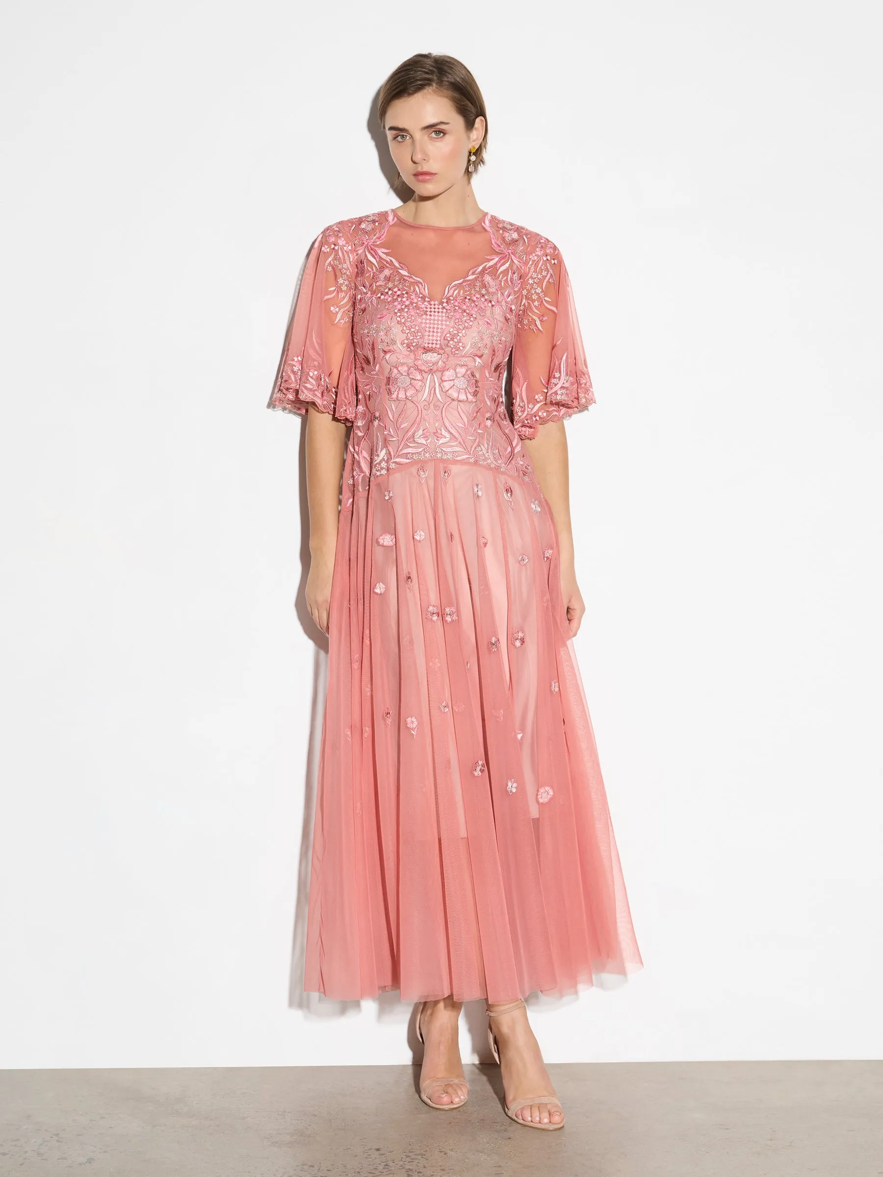 Amethyst Dress - Blush (Size 8   10 Only)