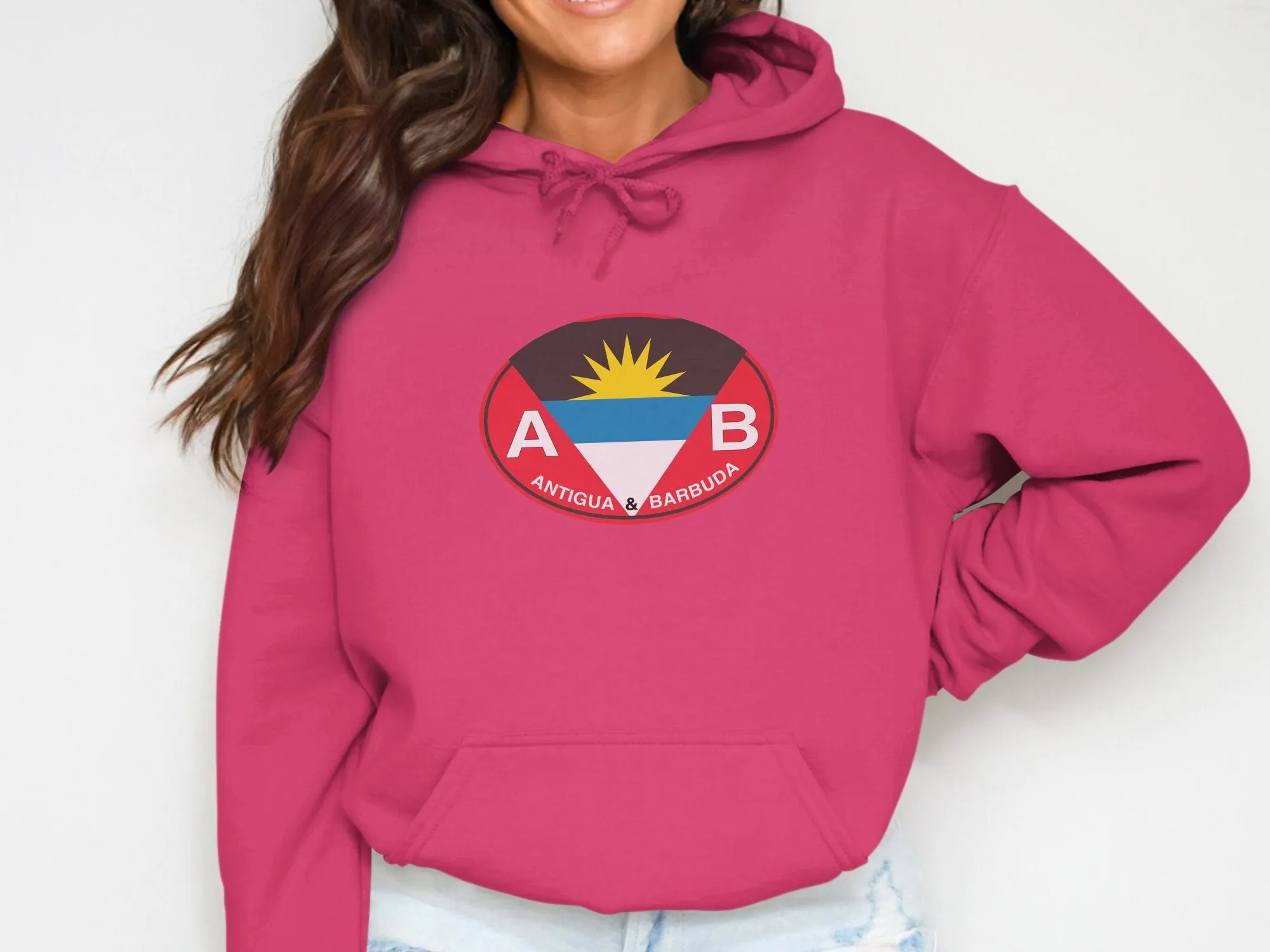 Antigua & Barbuda Vacation Flag Hoodie for Tropical Escapes