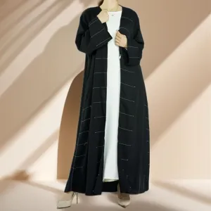 Arabian Cardigan Abaya Dress