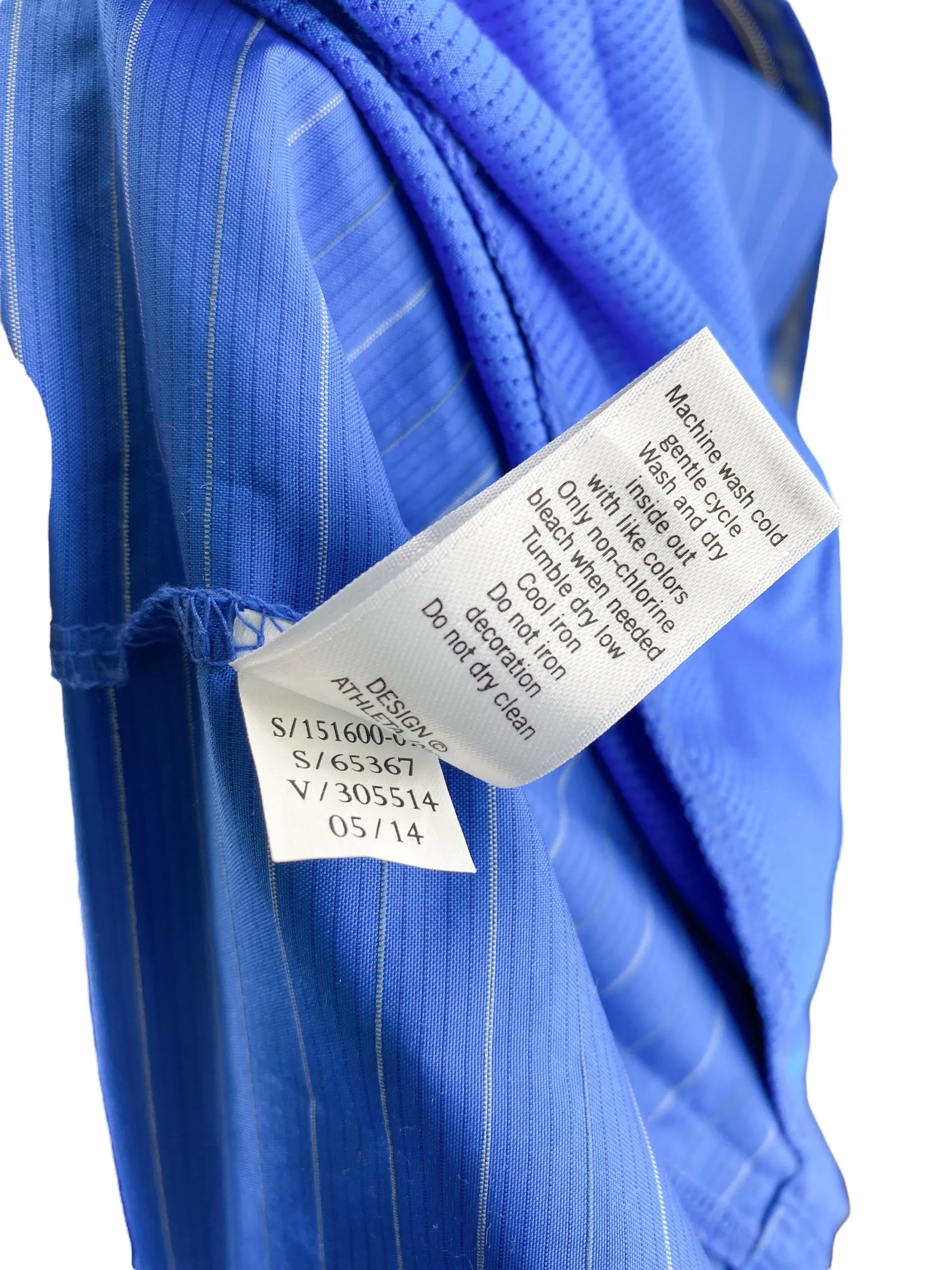 Athleta Women's Jammin Run Nylon Jacket Blue Silver Size M