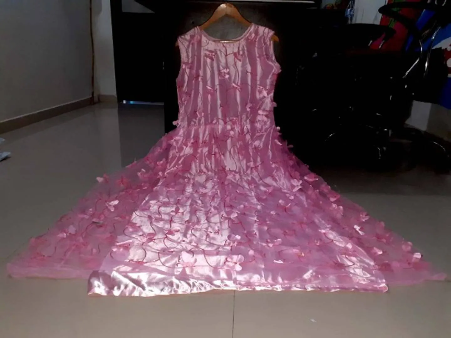 Attractive Butterfly Design Gown