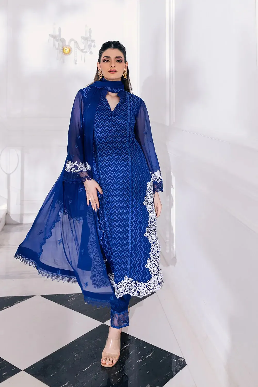 Azure | Embroidered Ensembles 23 | Mellow Breeze