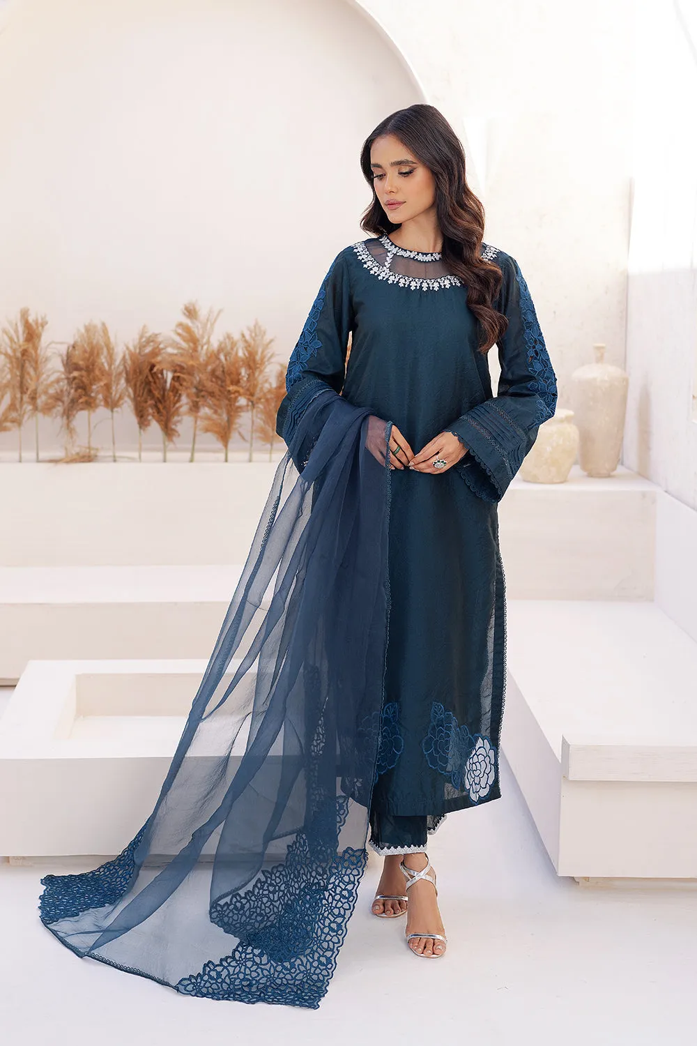Azure | Ensembles Embroidered Formals | Midnight Storm