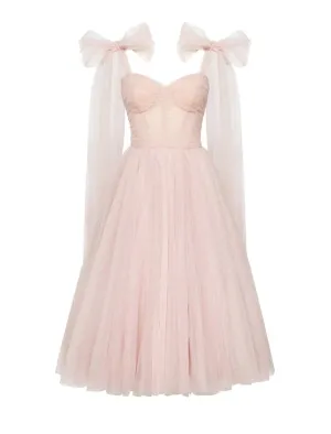 Ball Gown Homecoming Dresses Corsets Dress Cocktail Party Tea Length Sleeveless Square Neck Tulle with Glitter