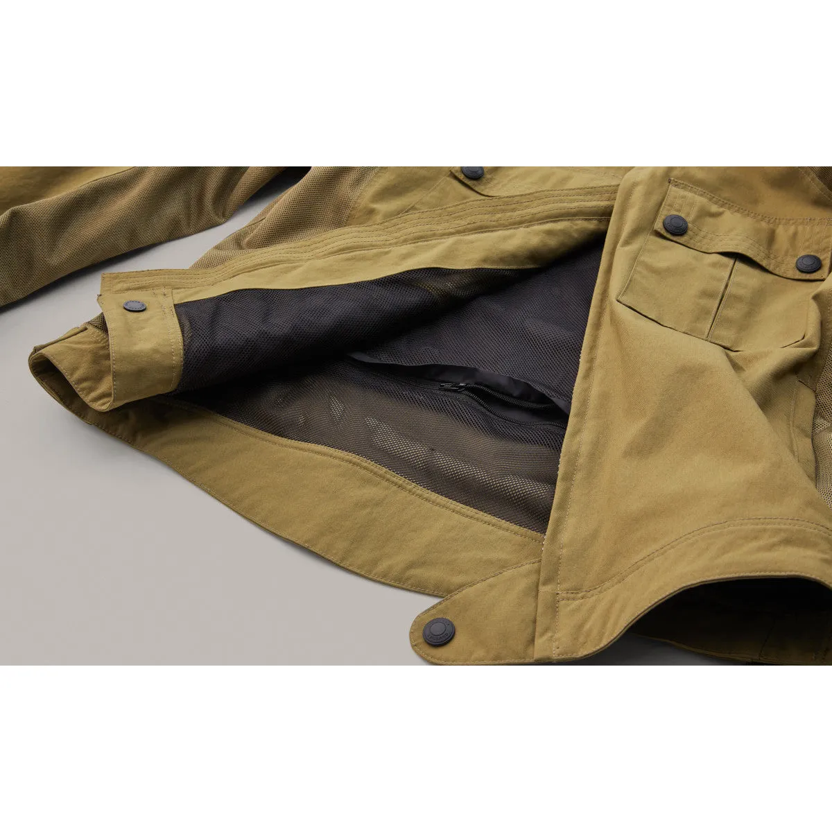 BELSTAFF TEMPLE MOTORCYCLE JACKET - OLIVE