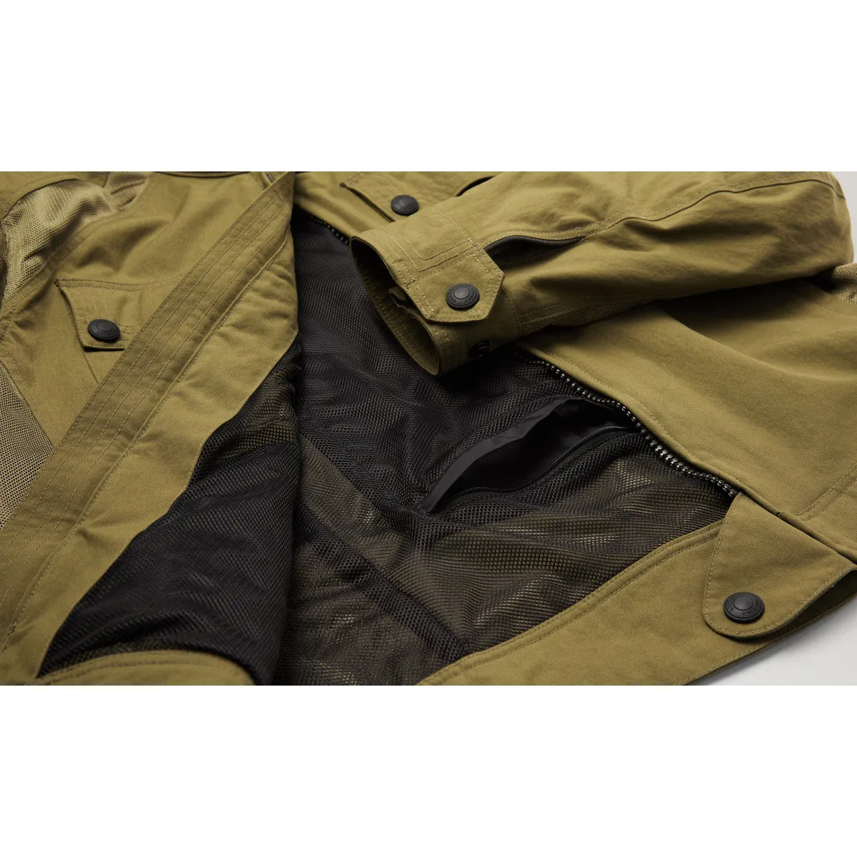 BELSTAFF TEMPLE MOTORCYCLE JACKET - OLIVE