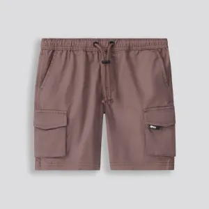Boys Cargo Shorts _ 153129 _ Brown