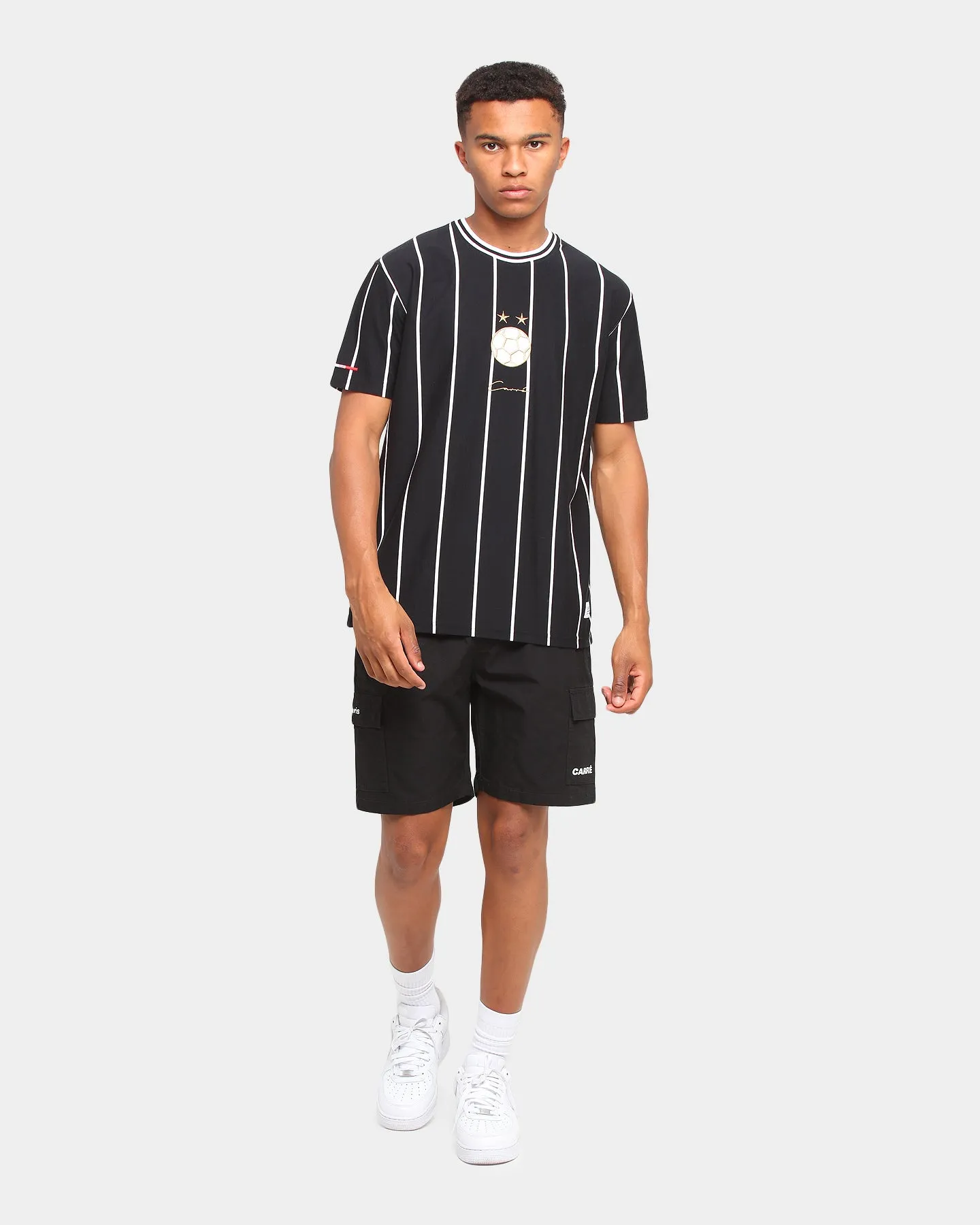 Carré Combiner Cargo Shorts Black