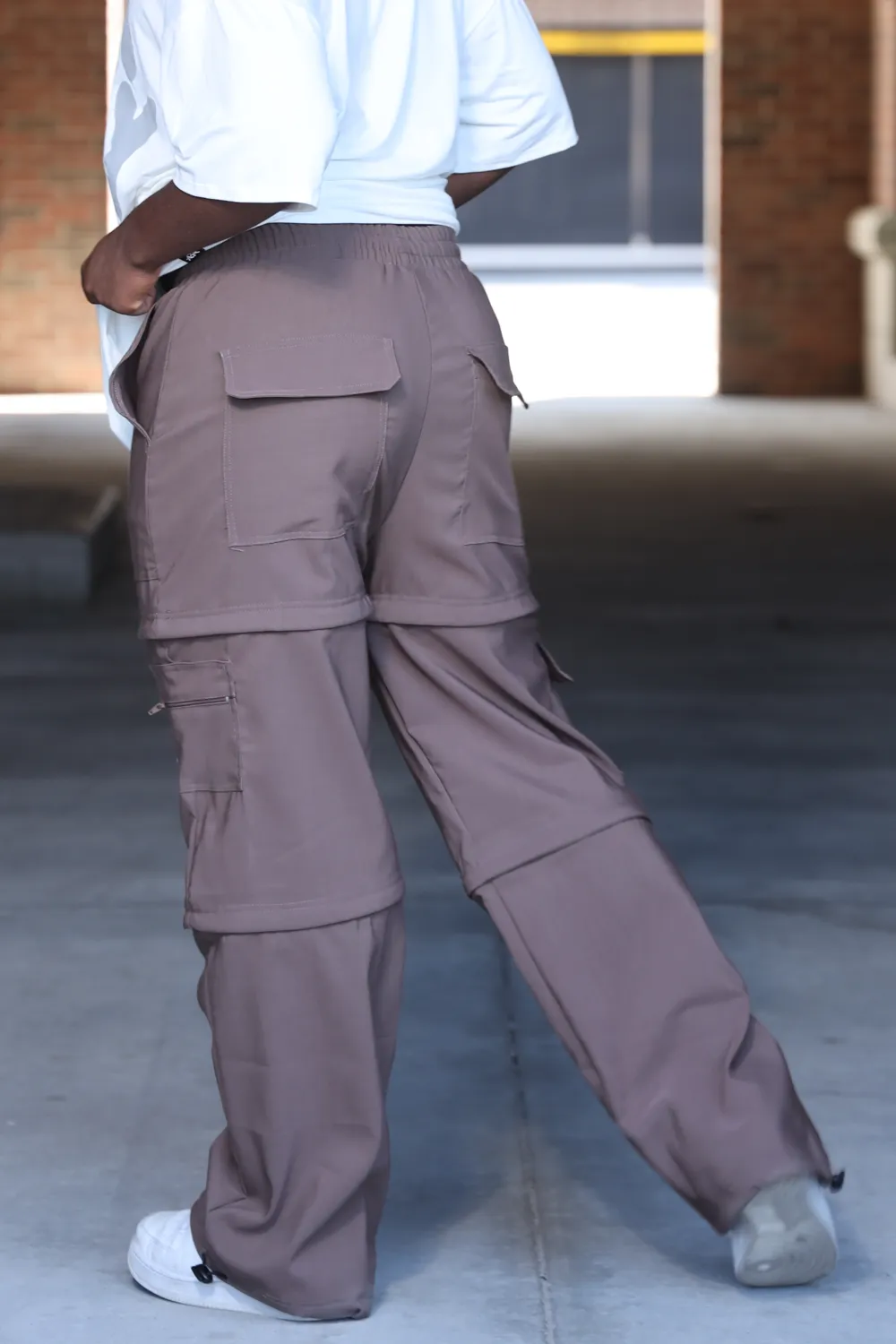Convertible Recruit Cargo Pants - Mushroom - FINAL SALE
