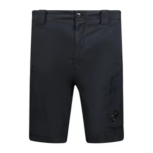 Cp Company 50 Fili Bermuda Stretch Cargo Shorts In Navy