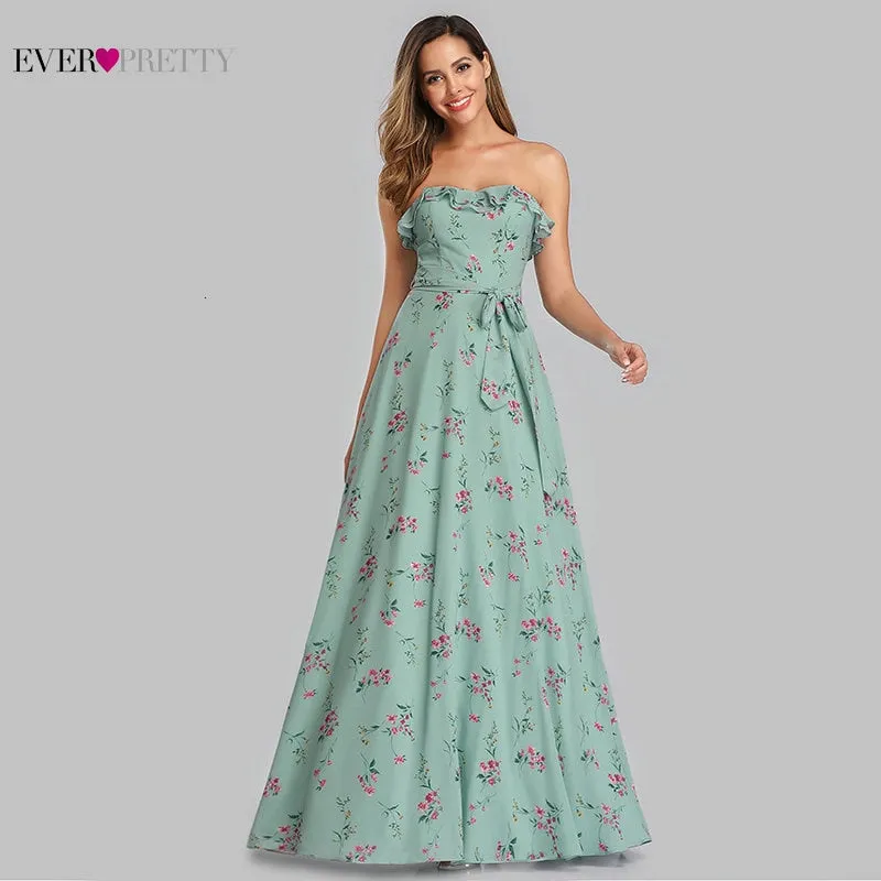 Elegant Evening Long A-Line Off Shoulder Dresses