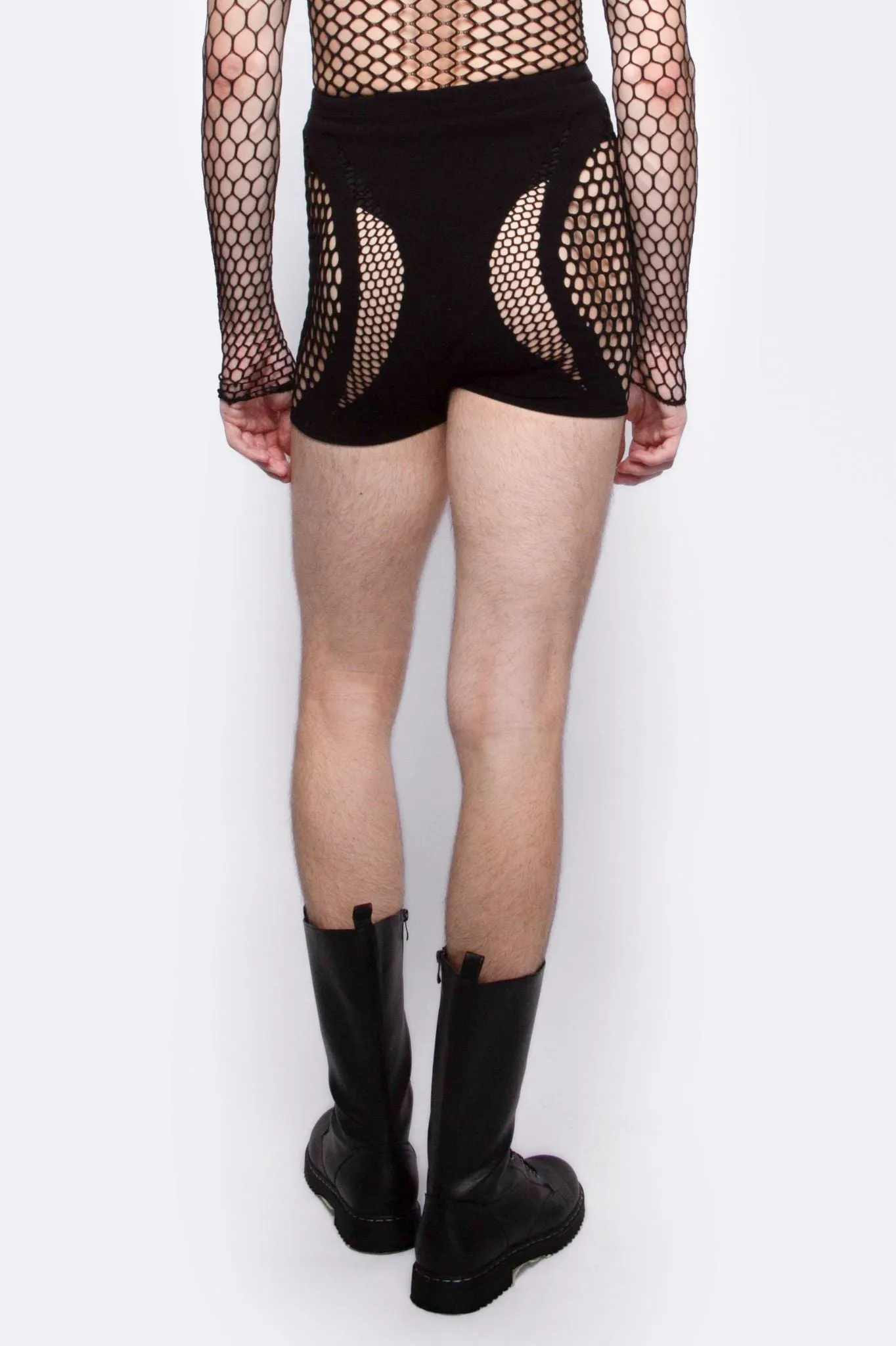 Fishnet Mesh Shorts