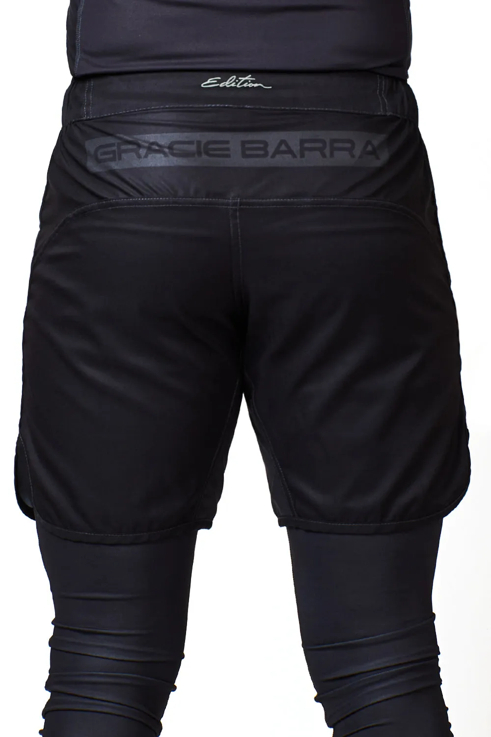 GB Edition Mens Velcroless Training Shorts - Black