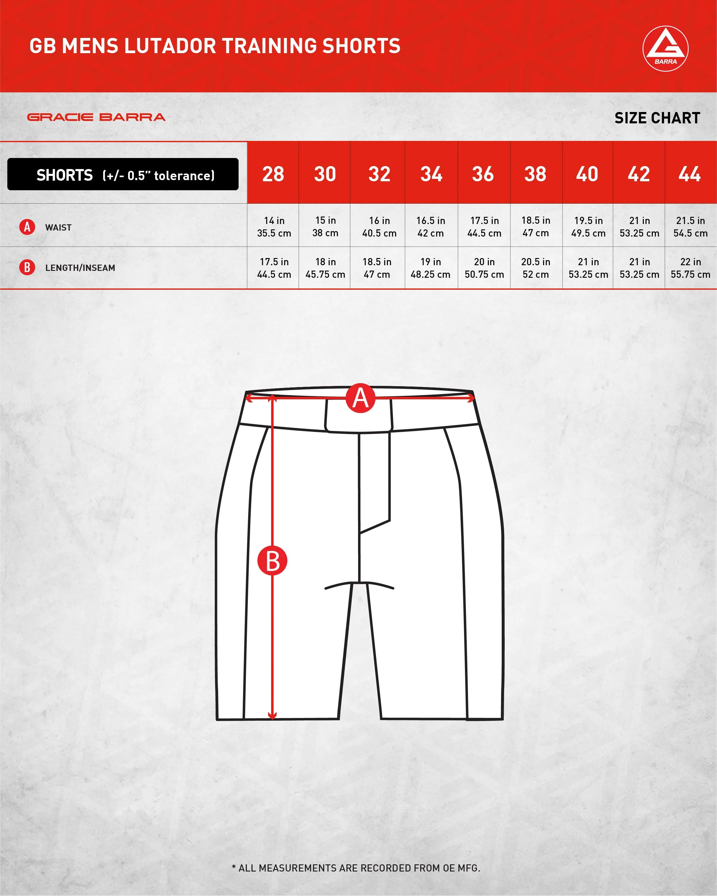 GB Lutador Velcro Training Shorts - Black