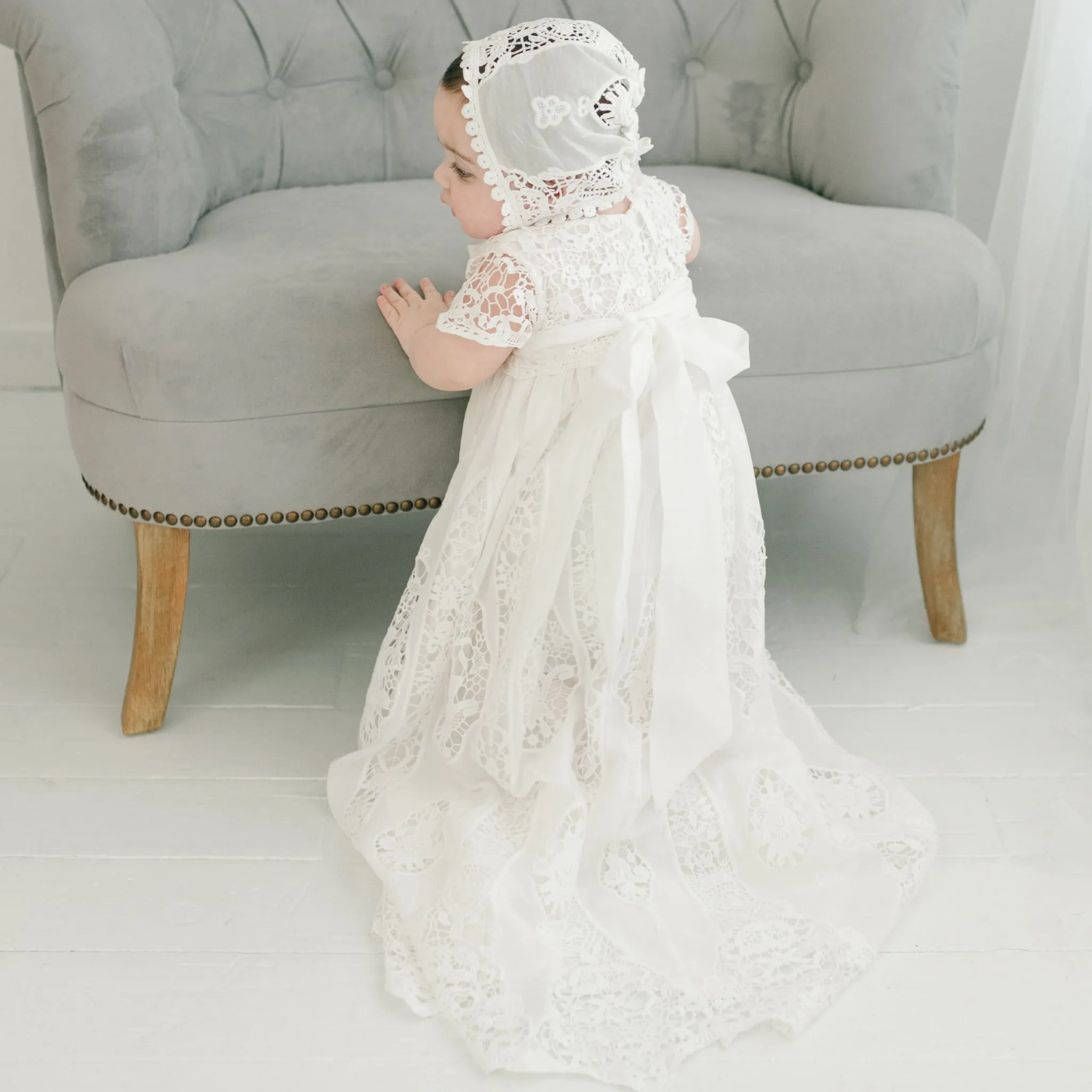 Grace Christening Gown & Bonnet