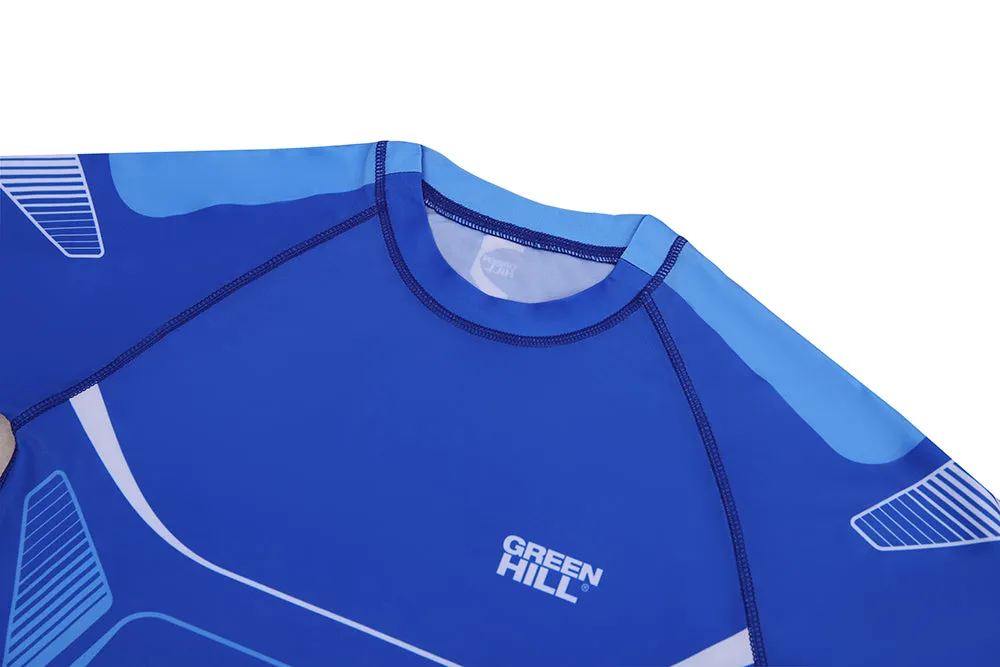 Green Hill Sublimated Rash Guard Blue 2023