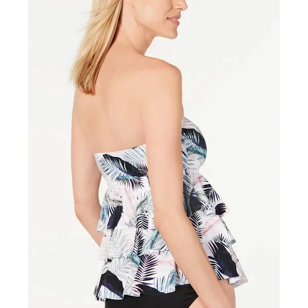 Island Escape Womens Tiered Tankini Top