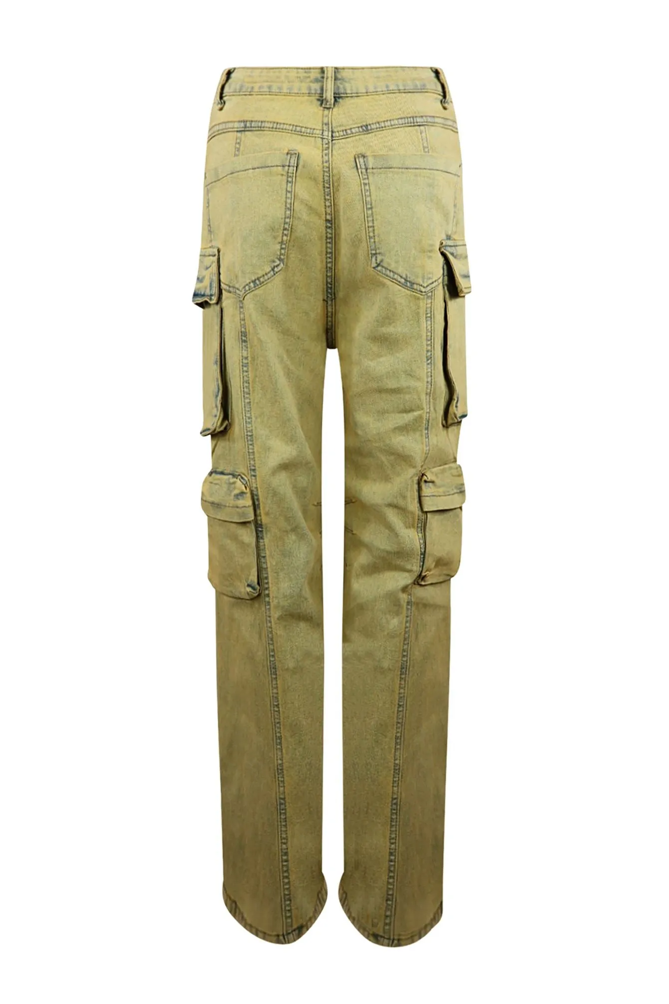 Kayra Color Washed  Baggy Jeans