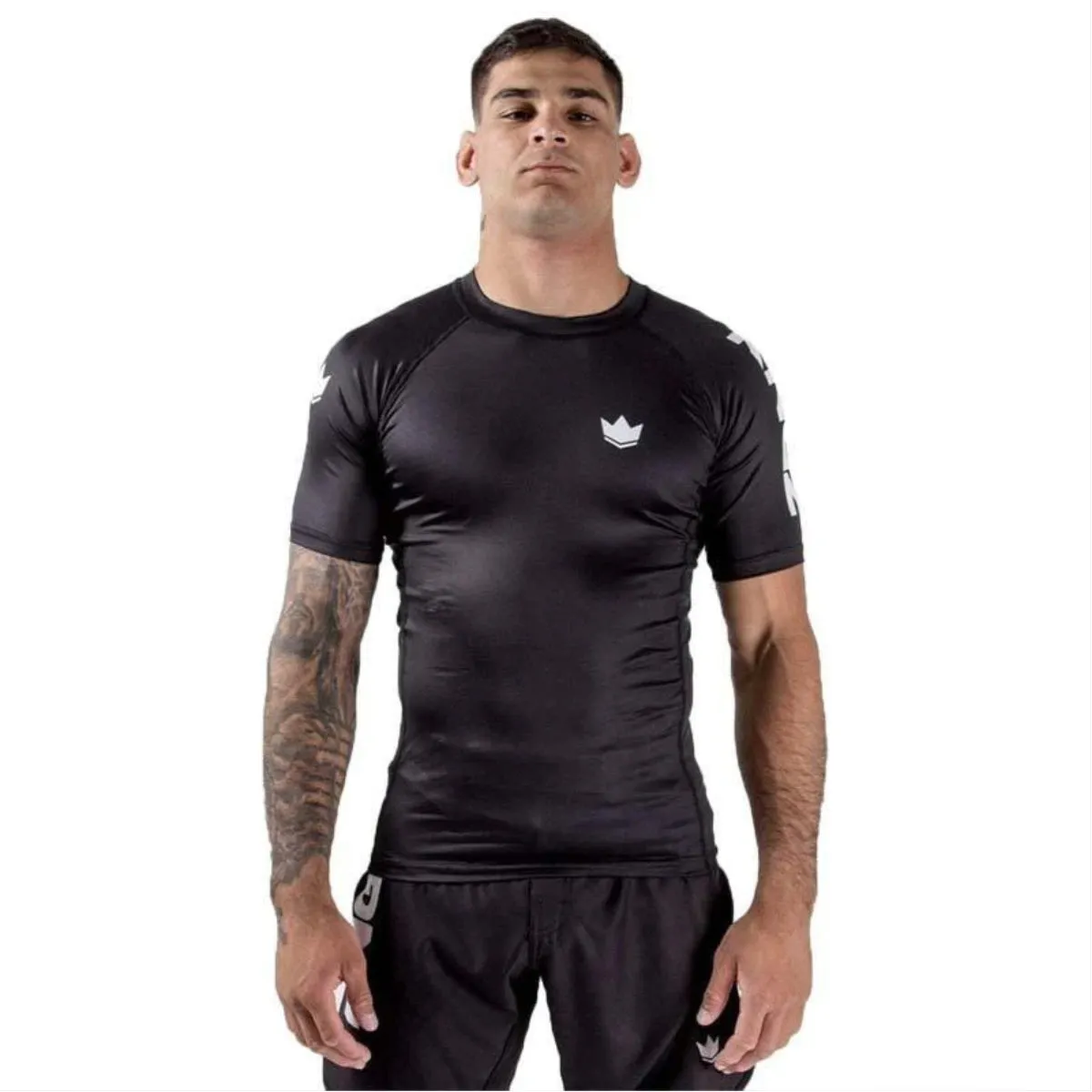 Kingz Kore Short Sleeve Rash Guard Black