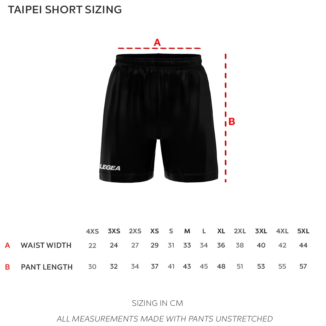 Legea Taipei Shorts Fluro Yellow