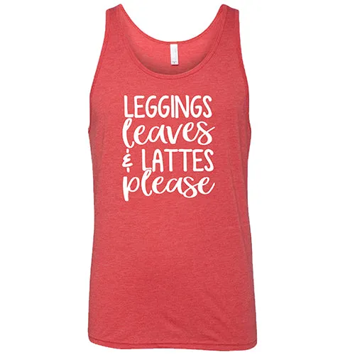 Leggings Leaves & Lattes Please Shirt Unisex