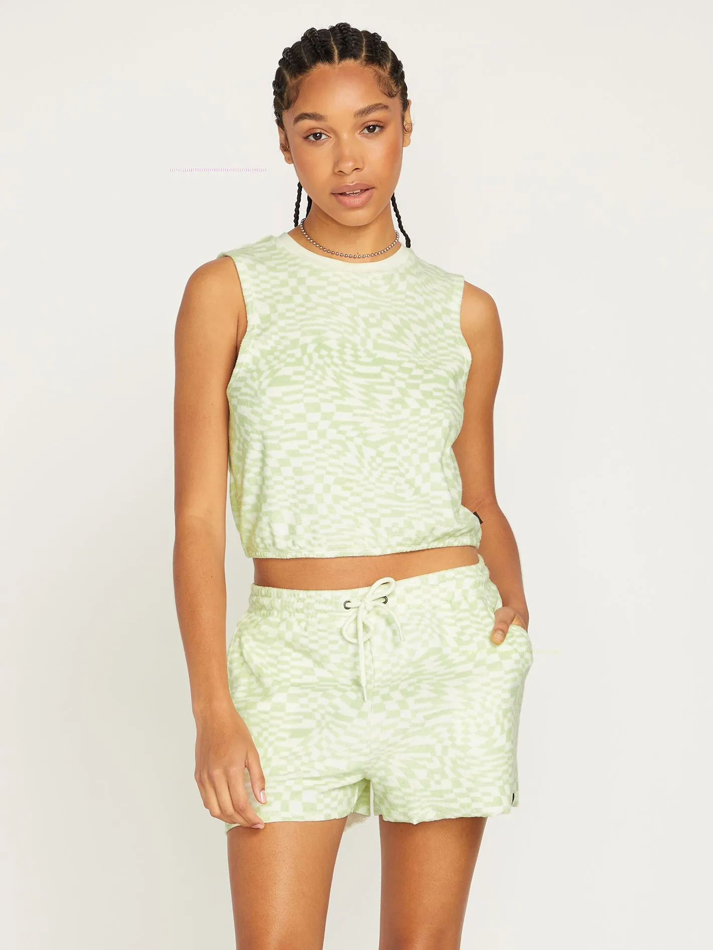 Lived In Outdoors Terry Tank - Sage