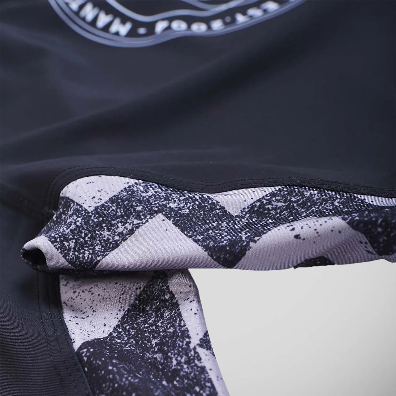 Manto Fragments Fight Shorts Black