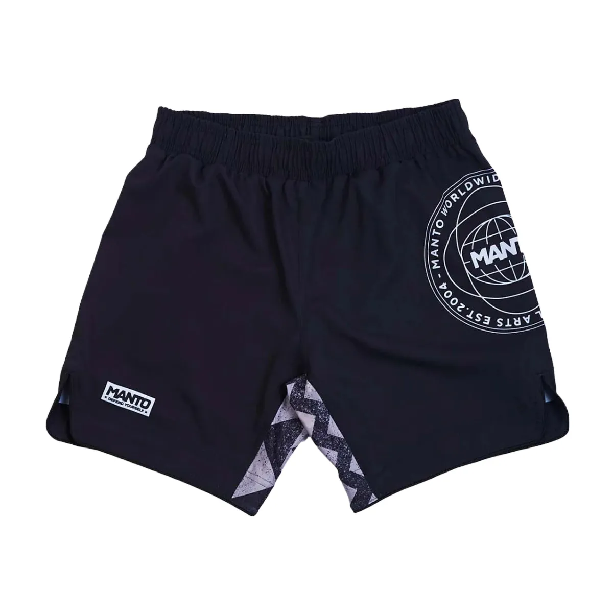 Manto Fragments Fight Shorts Black