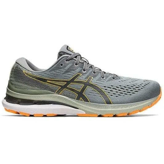 Men's Asics GEL-Kayano 28, Sheet Rock/Orange Pop, 8.5 D Medium