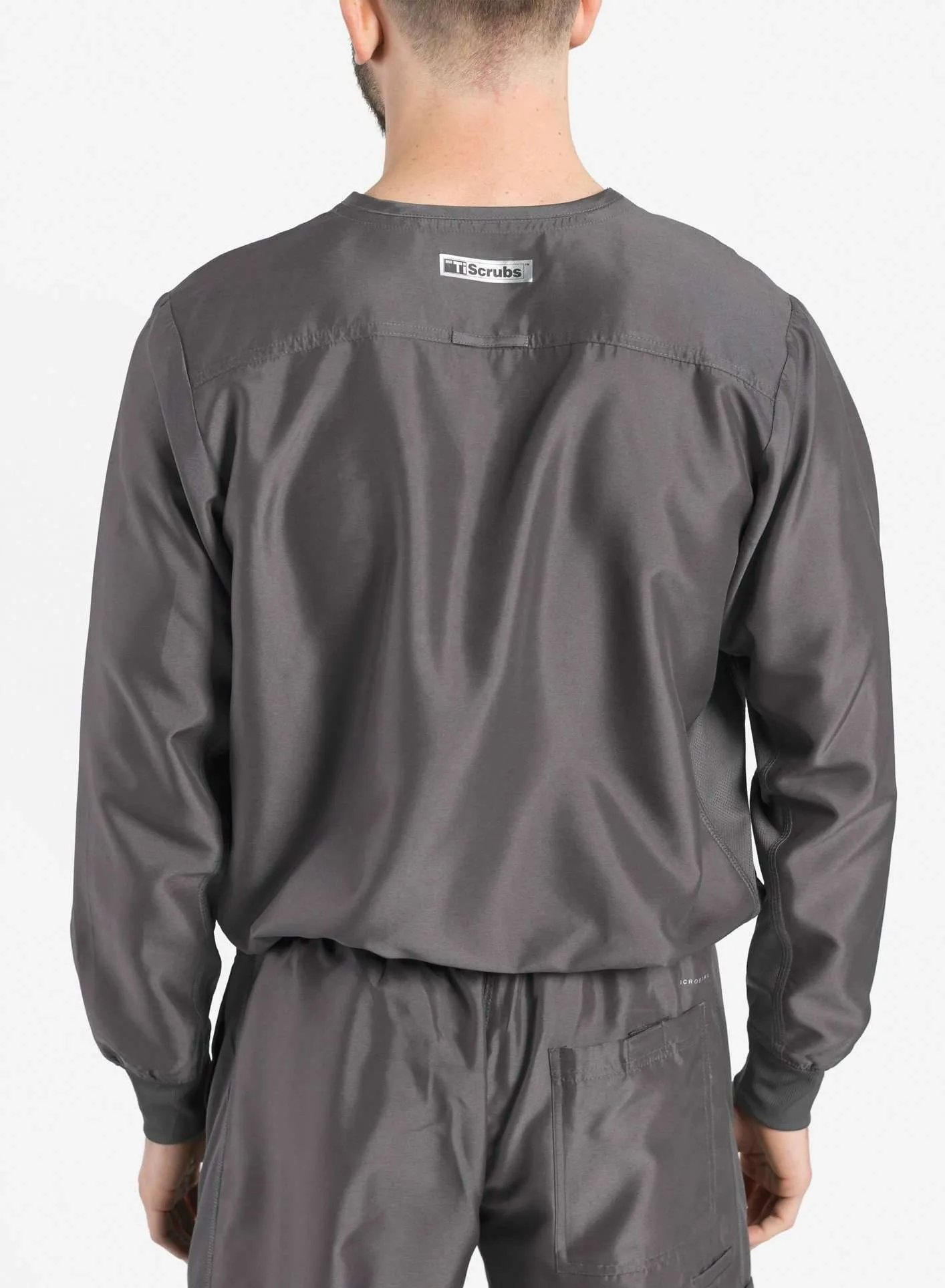 Men's Long Sleeve Scrub Top
