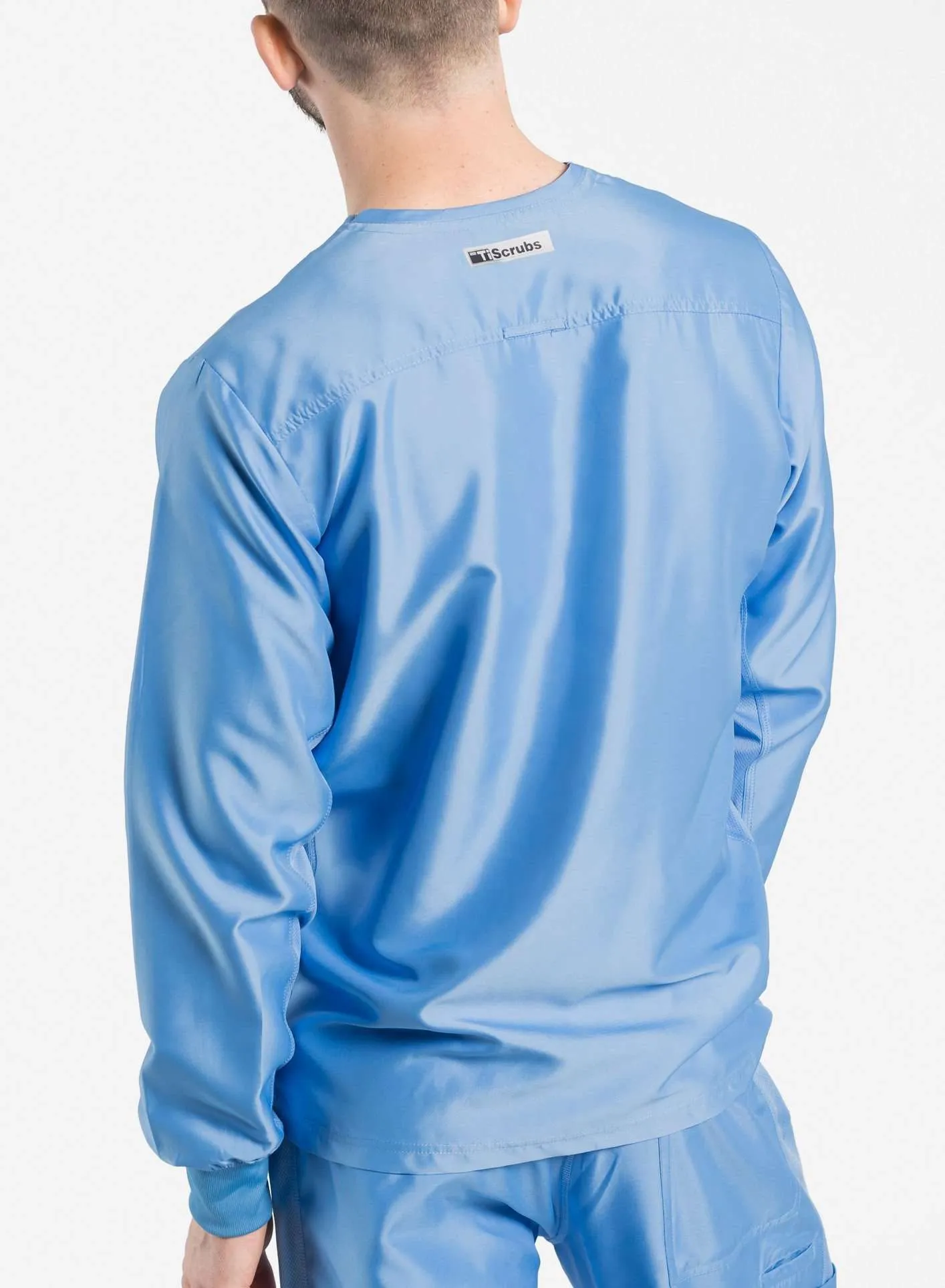 Men's Long Sleeve Scrub Top