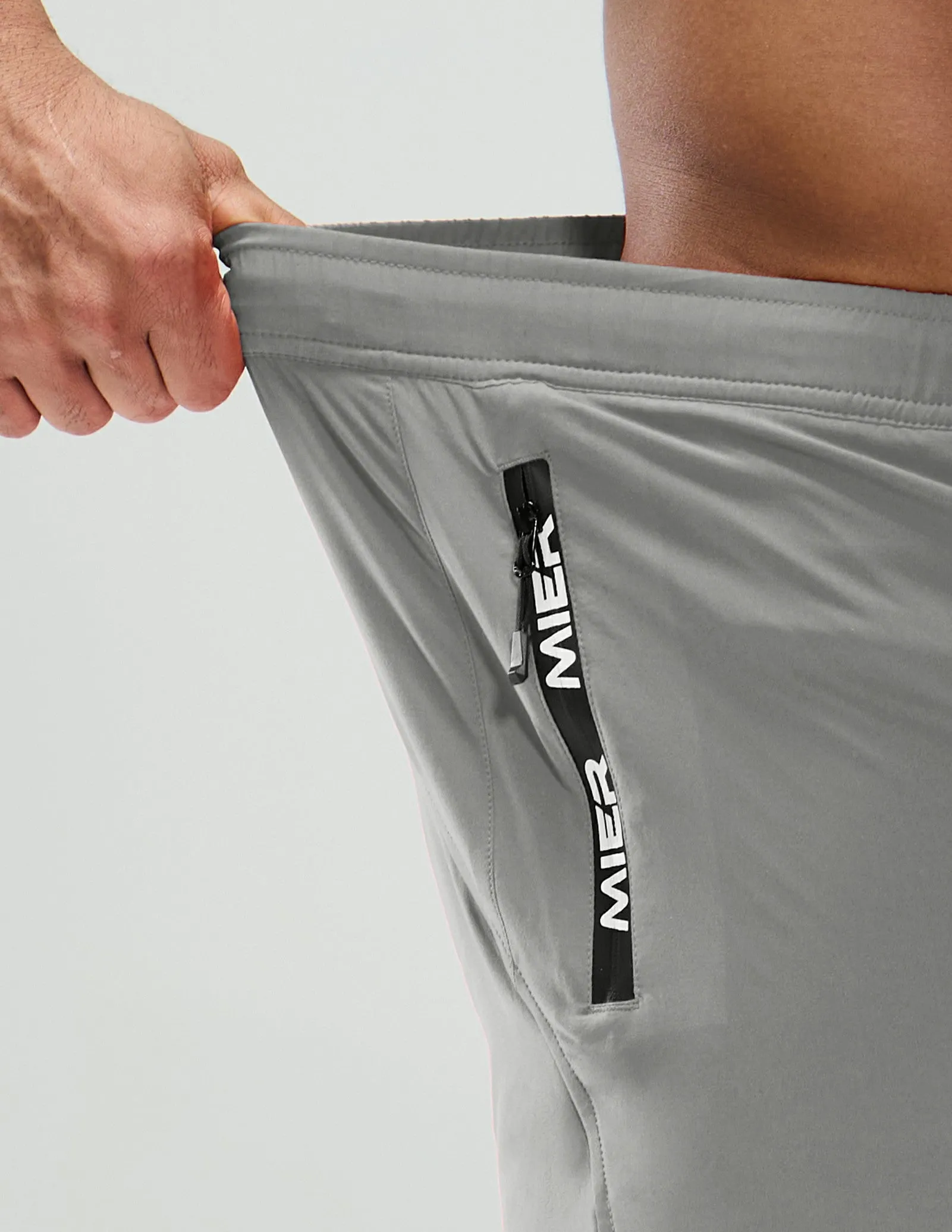 Men's PaceLite Logo Shorts W/Brief 3"