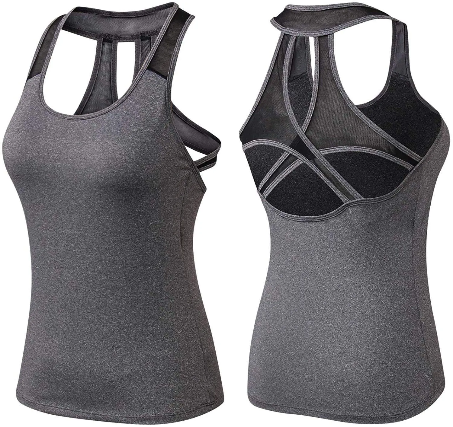 Mesh Back Tank Tops (Medium)