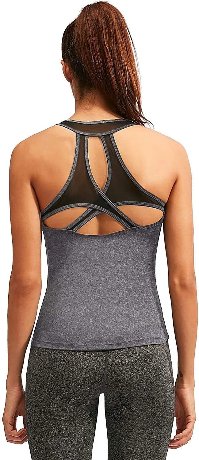 Mesh Back Tank Tops (Medium)