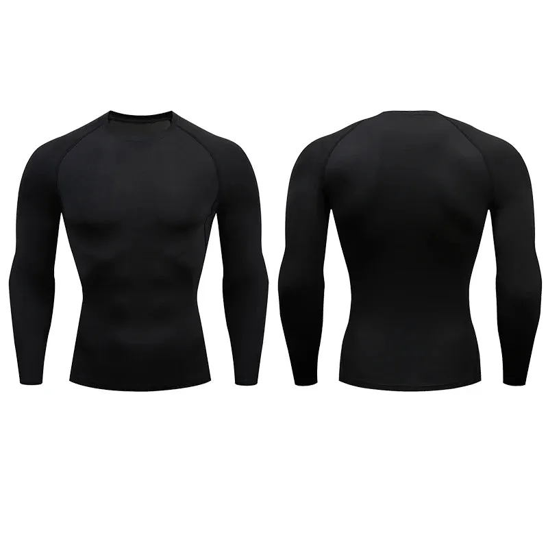 MMA RASH GUARD Sports Base Layer Shirt and Pants
