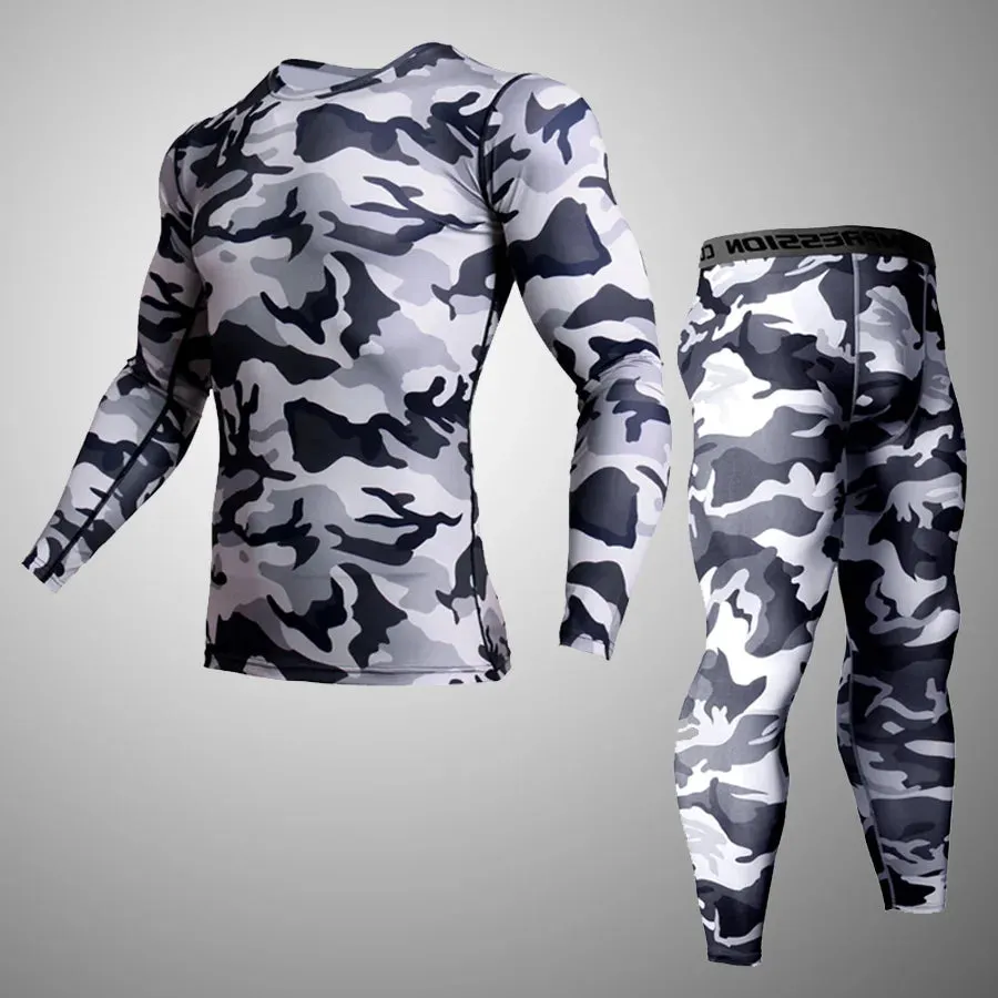 MMA RASH GUARD Sports Base Layer Shirt and Pants