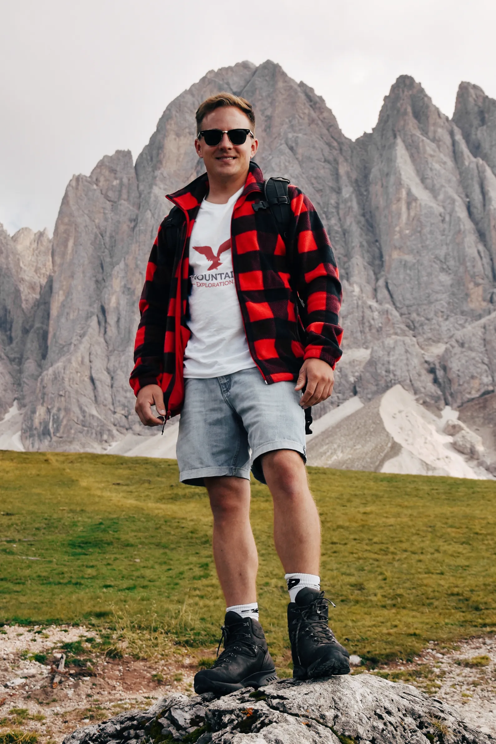 Mountain Exploration Printed T-shirt for men