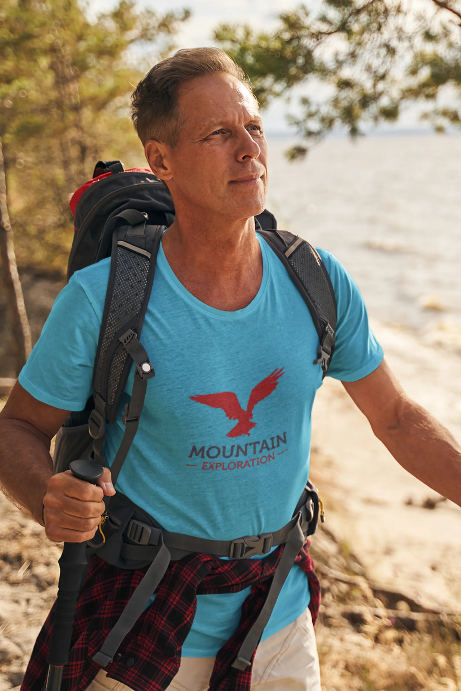 Mountain Exploration Printed T-shirt for men