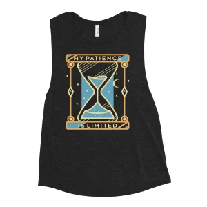 My Patience Is Limited Women's Muscle Tank