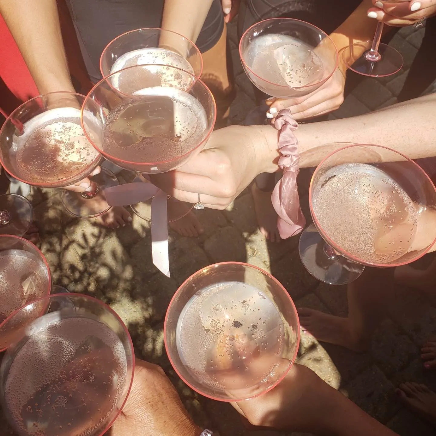 Namaste Then Rosé Yoga Class with BAD GIRLS YOGA