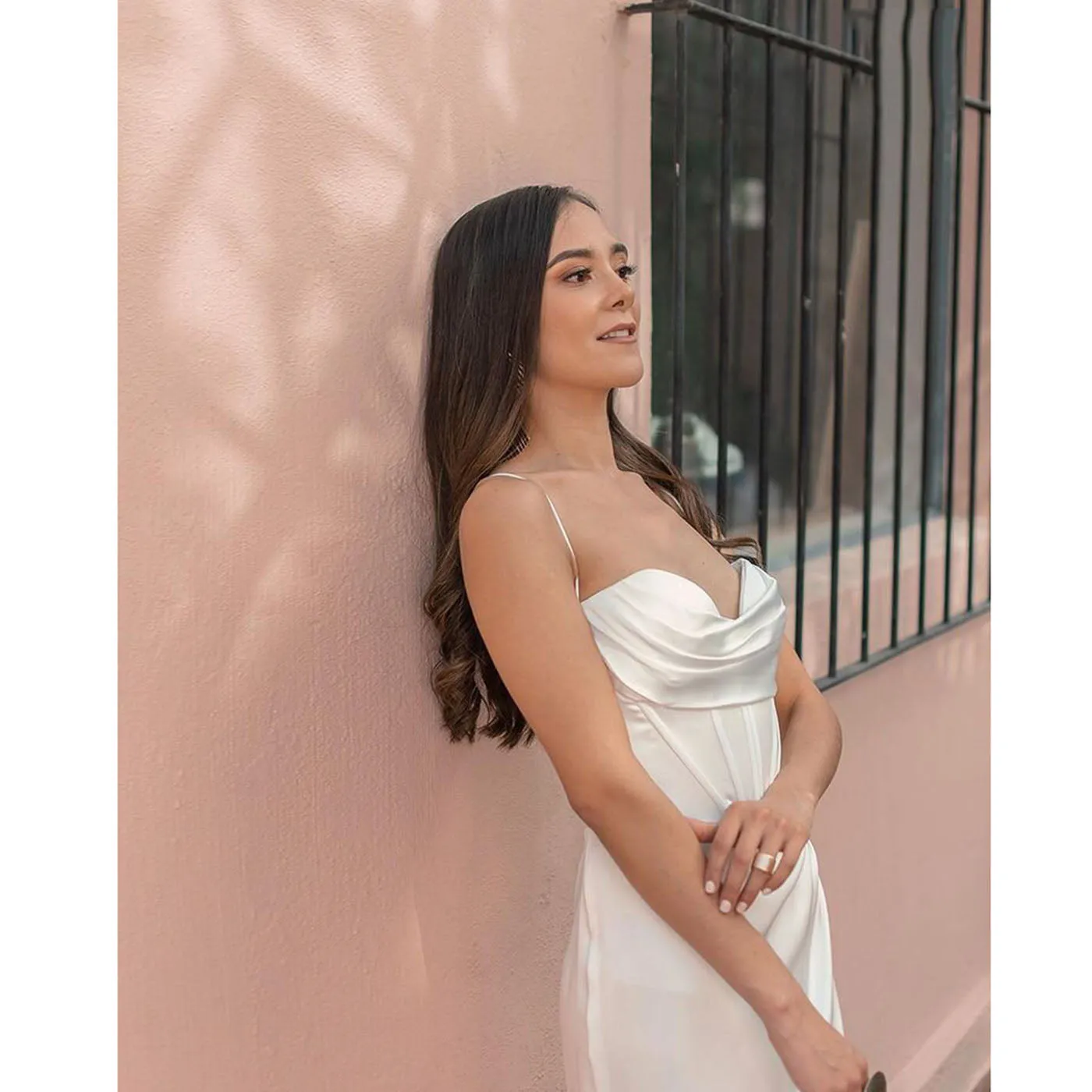 New Sling Sleeveless Slim Fit Open Back Slit Sexy Dress