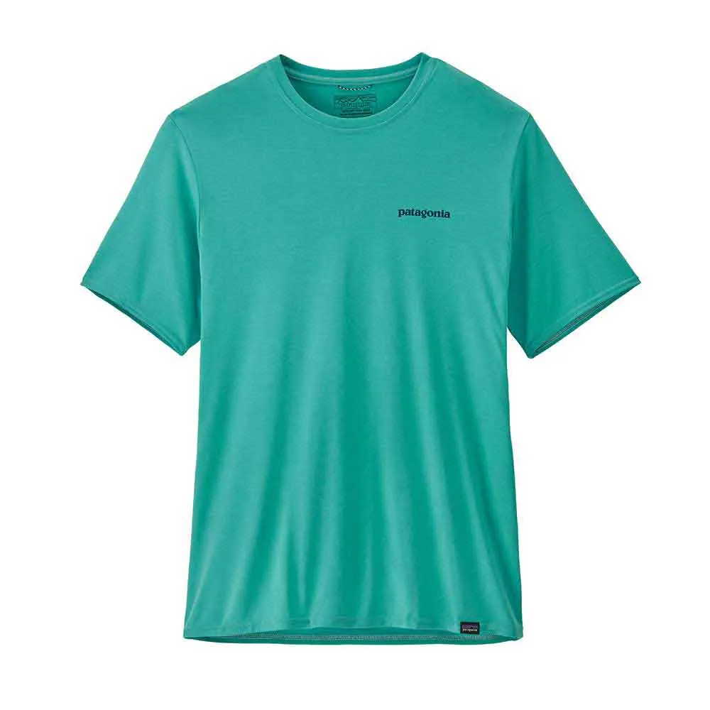Patagonia Cap Cool Daily Graphic Shirt  - Boardshort Logo: Iggy Blue X-Dye