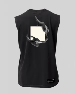 Protean Muscle Tank /// Oversized Vintage Black /// Hitorii x Joseph Westrupp