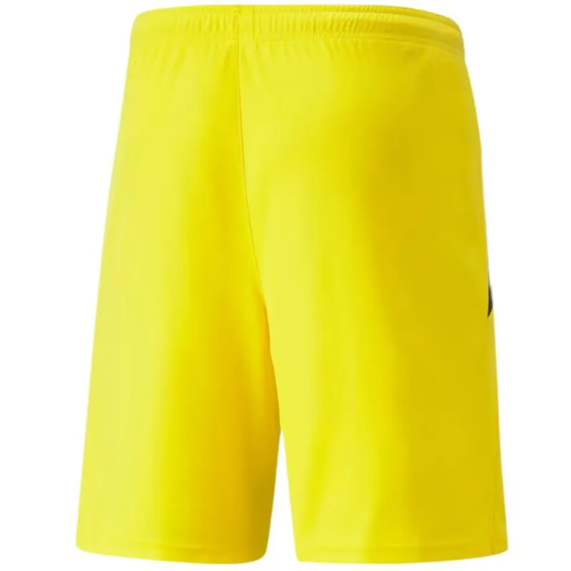 Puma LIGA Men's Quick-Dry Training Shorts with Moisture-Wicking Technology - Yellow