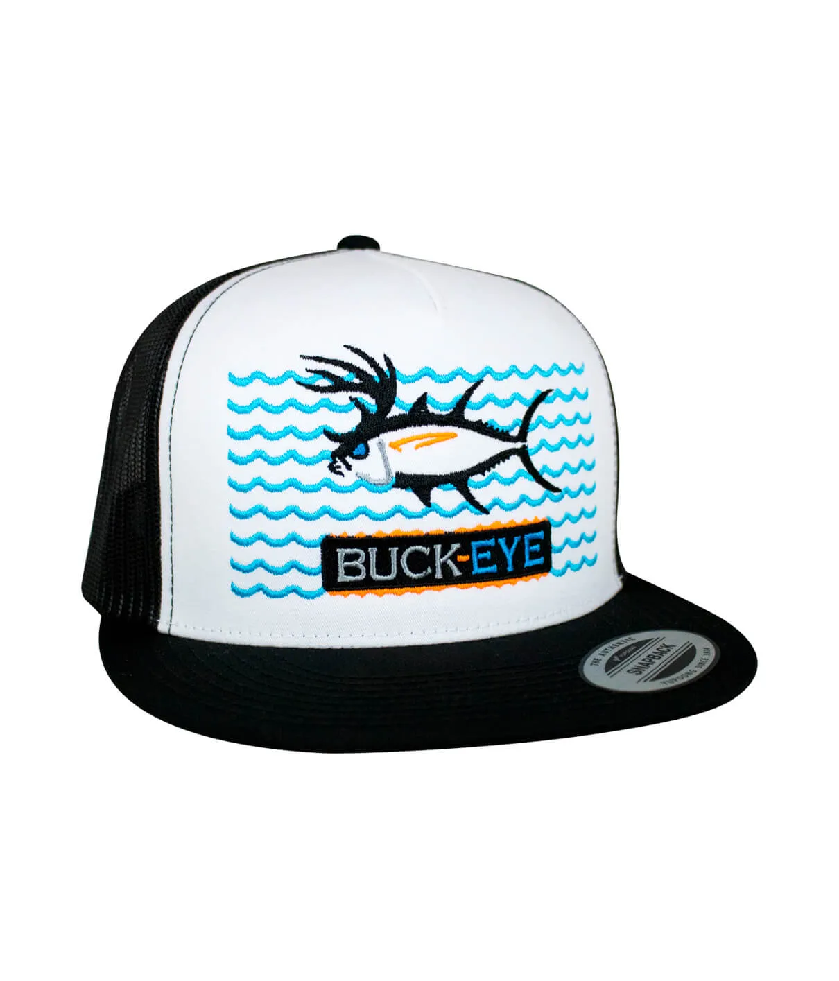 "Buck- Eye on the Water" Unisex Snapback Trucker Hat