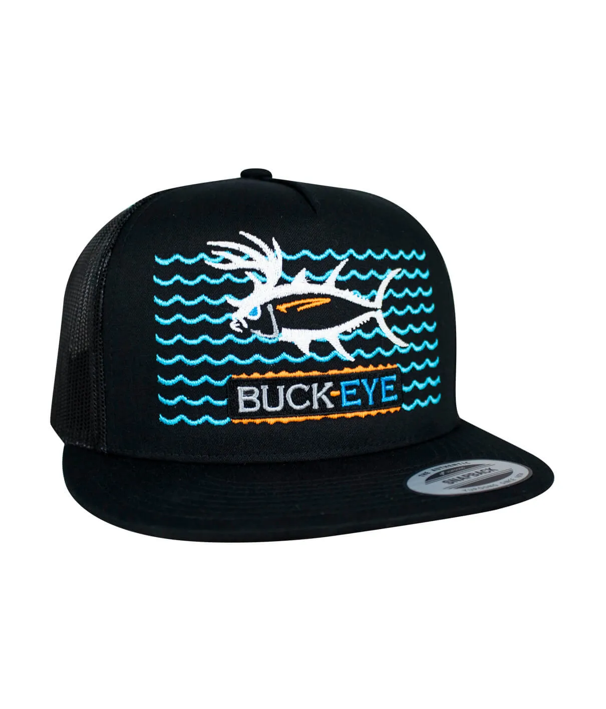 "Buck- Eye on the Water" Unisex Snapback Trucker Hat