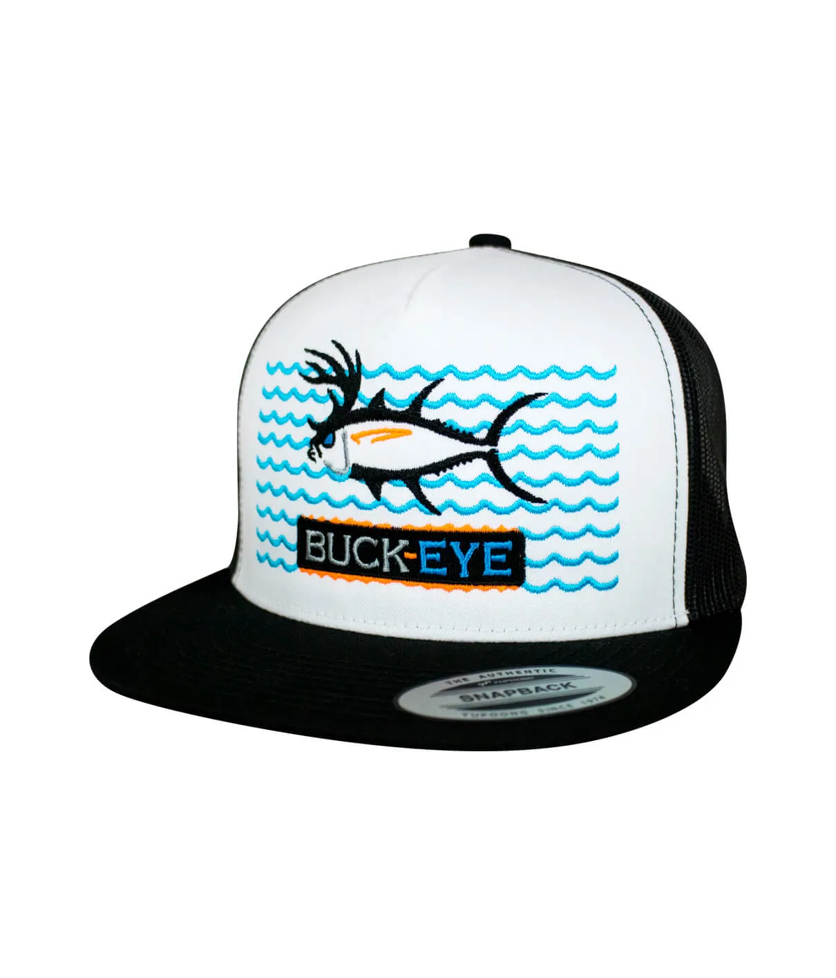 "Buck- Eye on the Water" Unisex Snapback Trucker Hat