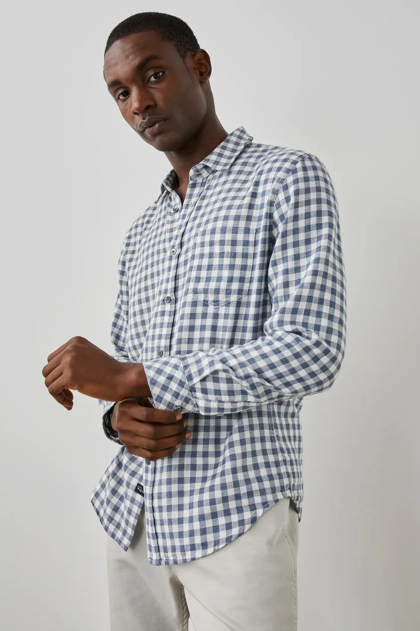 Rails Wyatt Navy Gingham